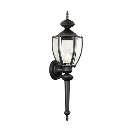 Thomas Park Avenue 1-Light Outdoor Wall Lantern in Black SL94767
